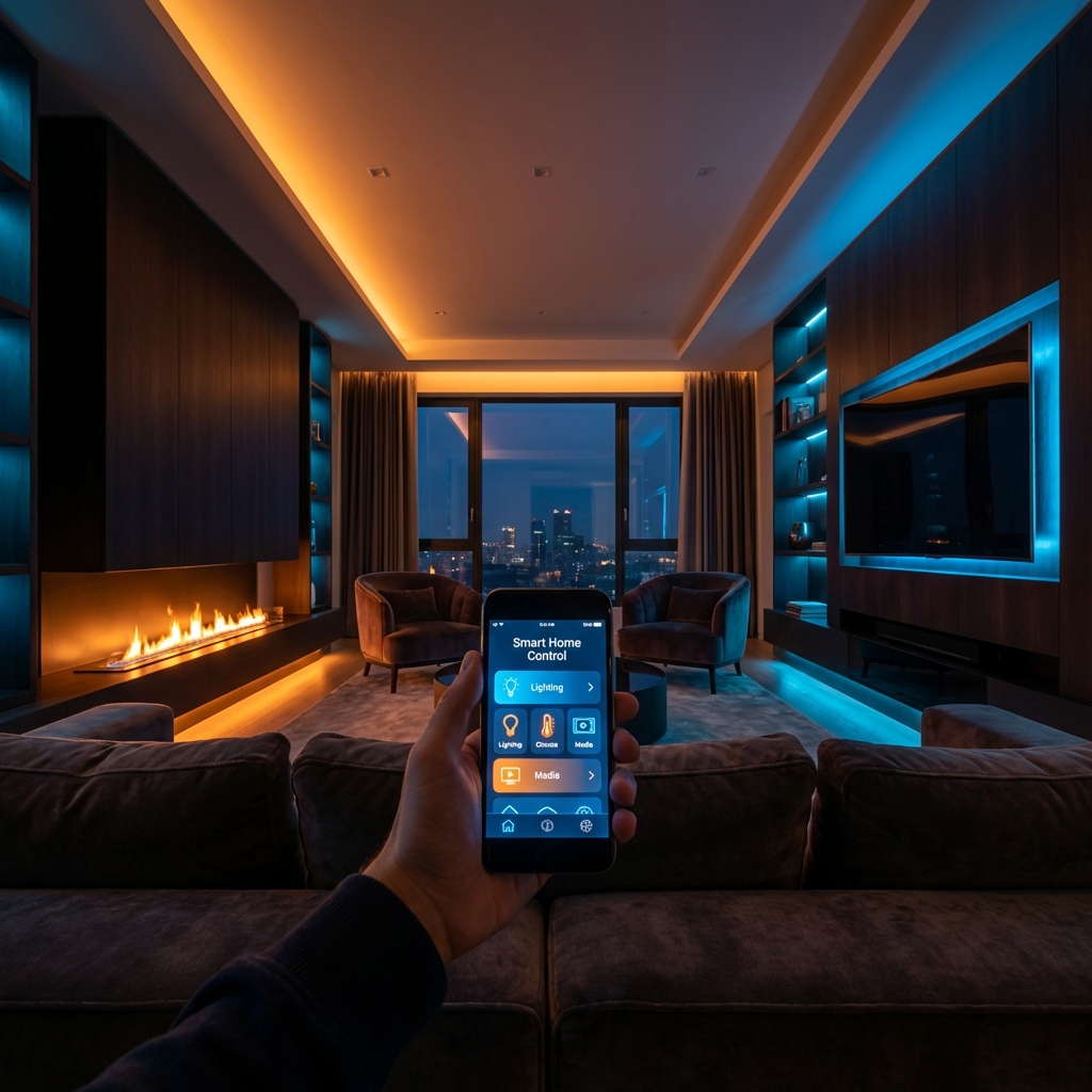 Controle sua casa na palma da mão